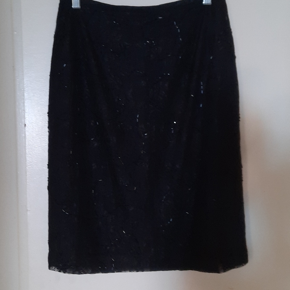Beaded skirt.